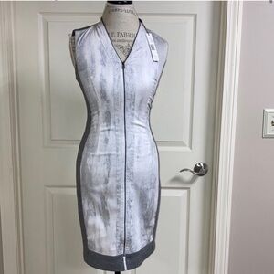 T Tahari Miri Dress | Full Body Zip | Snake Print